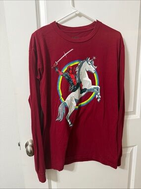 Marvel Deadpool Graphic Long Sleeve Tee
